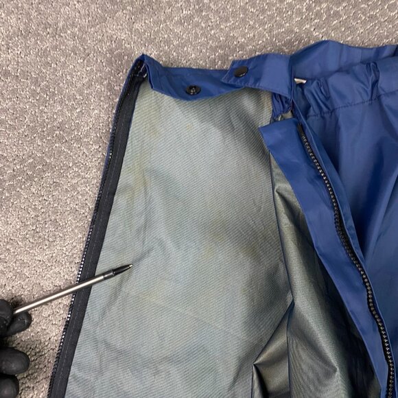 Vintage REI Gore-Tex Pants Men's Medium Tall Blue Waterproof Windbreaker Hiking - Picture 4 of 16